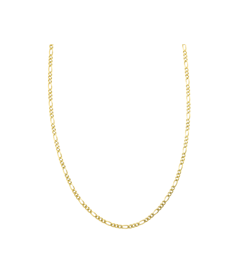 3mm 24" 14K Gold Figaro Chain