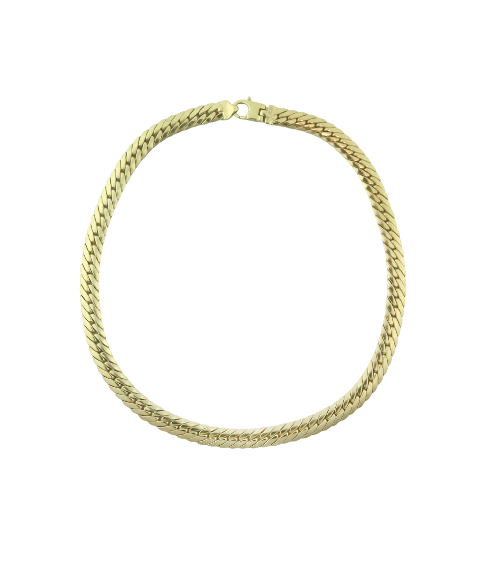 14K Gold 8mm Miami Cuban Link Necklace