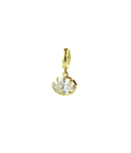 14K Yellow Gold 1.55ct Lab Oval Diamond Prong Openable Charm