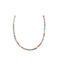 4mm Rainbow Opal Rondelle Necklace