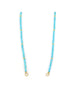 Lock Ready: Open 3mm Smooth Round Turquoise Strand