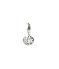14K White Gold 1.56ct Lab Oval Diamond Prong Openable Charm