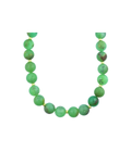 15mm Round Chrysoprase Rondelle Beaded Necklace
