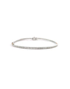 14K White Gold 2.25ct 4 Prong Tennis Bracelet