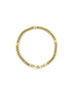 14K Gold 5 Diamond Cuban Bracelet