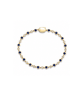 14K Gold Blue Sapphire & Diamond Cupcake Tennis Bracelet