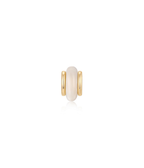 14K Gold Mother of Pearl Oval Spacer