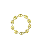 Jumbo 14K Gold Puffy Mariner Bracelet