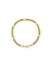 14K Gold 7 Diamond Cuban Bracelet
