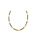 5mm Tiger's Eye Trio Rondelle Beaded Necklace