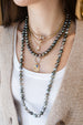 32" Large Baroque Tahitian Pearl Necklace