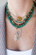 14K Gold .42ct Graduated Diamond Vertical Line Necklace