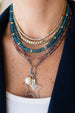 5mm Heishi Strawberry Quartz Rondelle Necklace