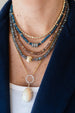 6mm Heishi Labradorite Fluted Rondelle Necklace