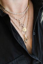 14K Gold 2ct Graduated Diamond & Bar Lariat Necklace