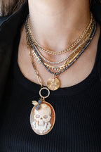 14K Gold Diamond Tennis Chain Necklace