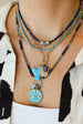 14K Gold Fine Lexi Lock Necklace: 1+7 Rounded Link