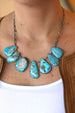 One of a Kind Federico Turquoise Slab Necklaces