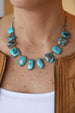 One of a Kind Federico Turquoise Slab Necklaces