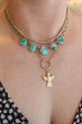 One of a Kind Federico Turquoise Slab Necklaces