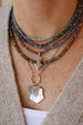 Mocha Sapphire Rondelle Necklace