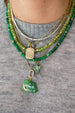 Ombre Tsavorite Rondelle Necklace