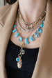 One of a Kind Federico Turquoise Slab Necklaces