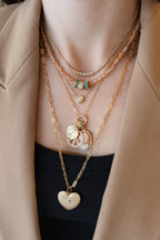 14K Gold Ridged .50ct Solitaire Necklace