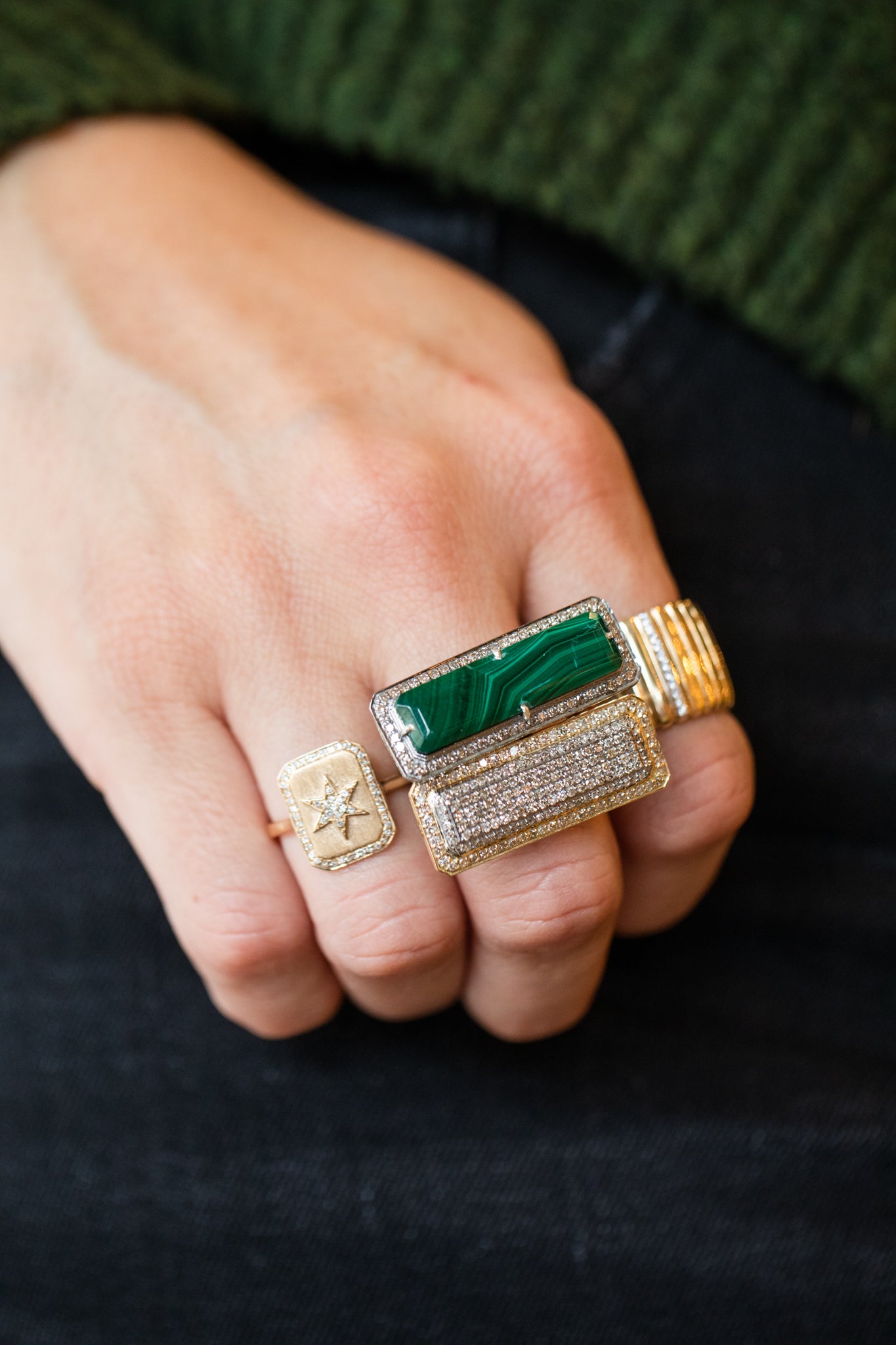 The XL Landa Stack Ring