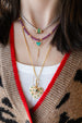 Natural Ruby Trio Rondelle Necklace