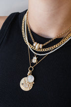 14K Gold 1.5mm Rolo Lock Necklace 18"
