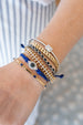 Blue Sapphire Silver Tennis Bracelet
