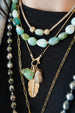 Graduated Peruvian Opal Rondelle Necklace