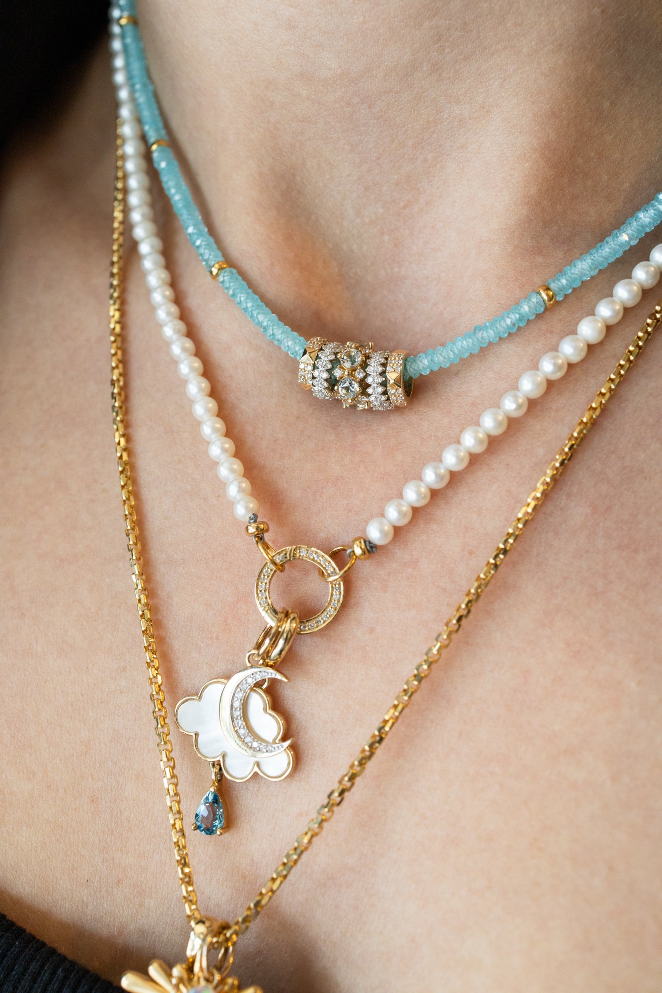 Lock Ready: 4mm Freshwater White Pearls
