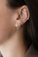 12mm 14K Gold Turquoise Huggies