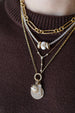 14K Gold Dainty Pear Diamond Y Lariat Necklace