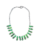 Federico Carico Lake Green Turquoise Bib Necklace