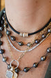 14K 3mm Black Leather Cord Choker