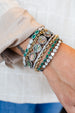 Silver Diamond Modern Rectangle Tennis Bracelet