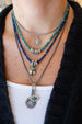 The Luxe Lexi Lock Necklace: Silver Round Box Chain