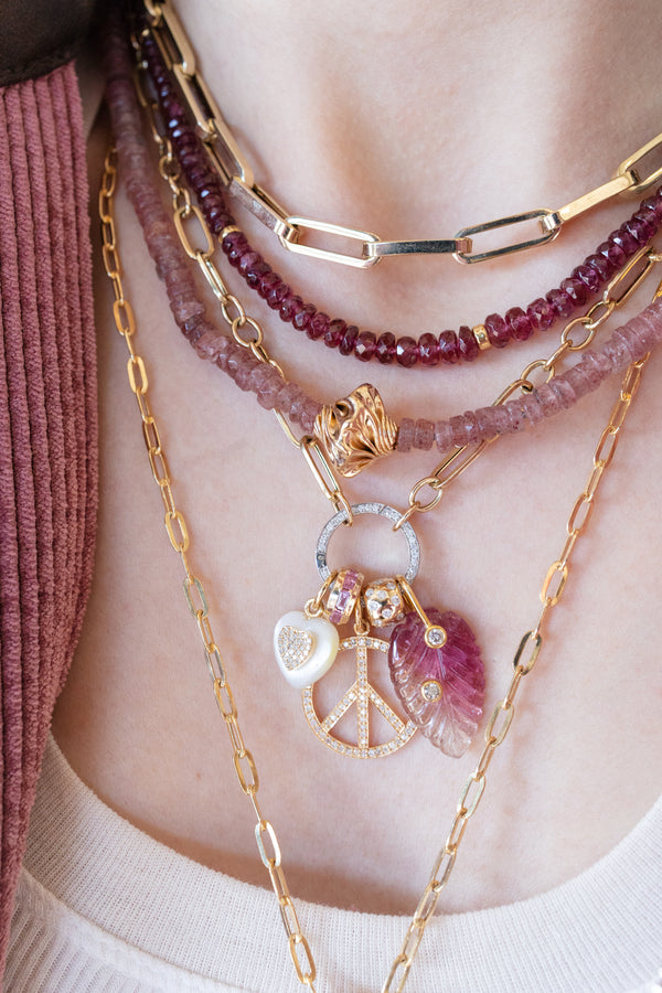 18" 14K Gold Modern Boxy Paperclip Necklace