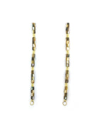 Lock Ready: Open Abalone Rondelle Trio Necklace