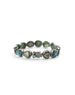 Silver Diamond Abalone Bracelet
