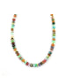 Multi Colored Agate Rondelle Necklace