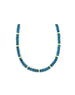 6mm Apatite Cabochon Rondelle Necklace