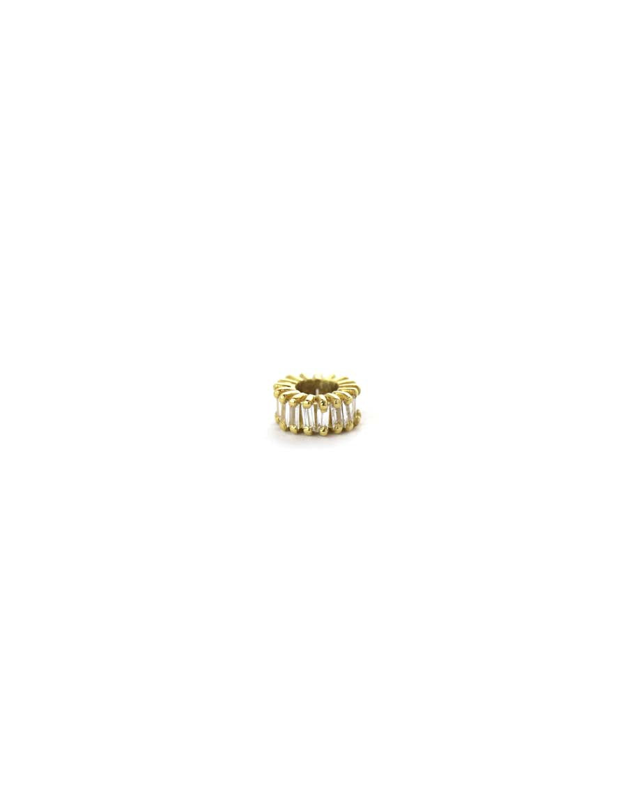 Itty Bitty 14K Gold Baguette Diamond Spacer