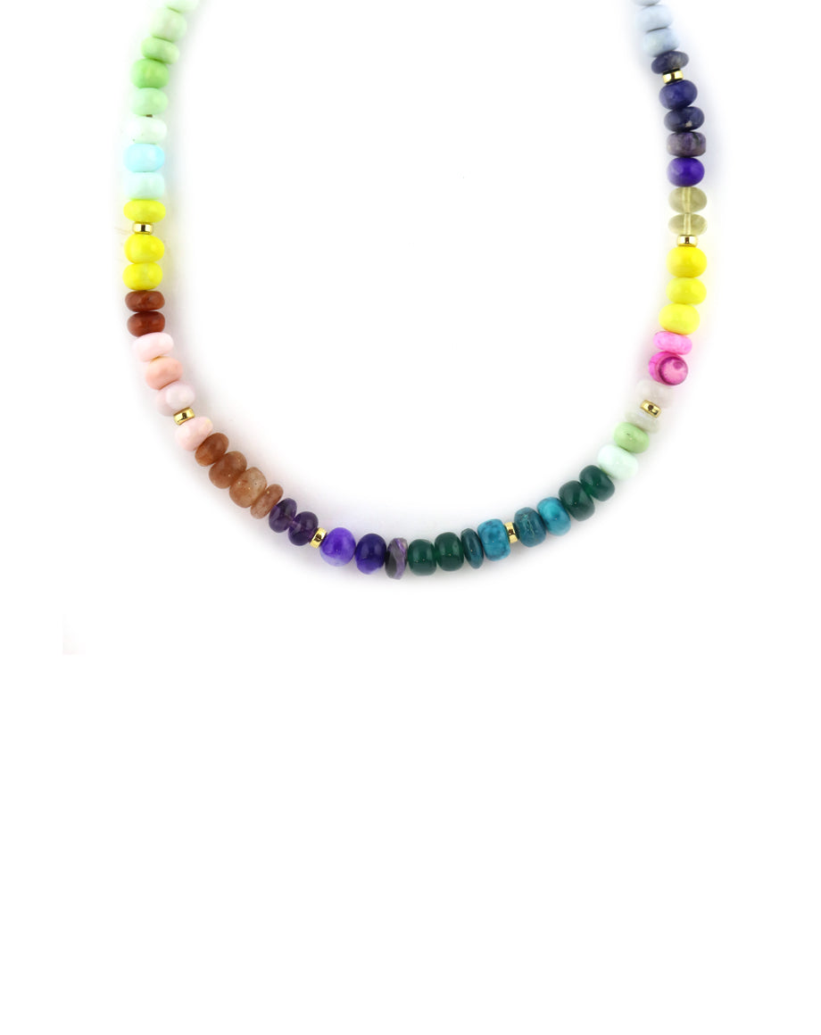 Gerdan colorful beaded necklace - Shop SweetBeadsIP Necklaces - Pinkoi