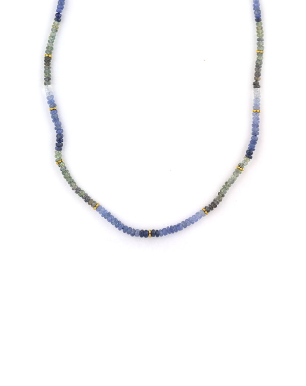 Camo Sapphire Bali Necklace