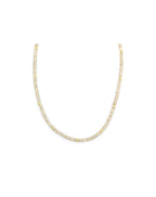 Champagne Zircon Rondelle Necklace
