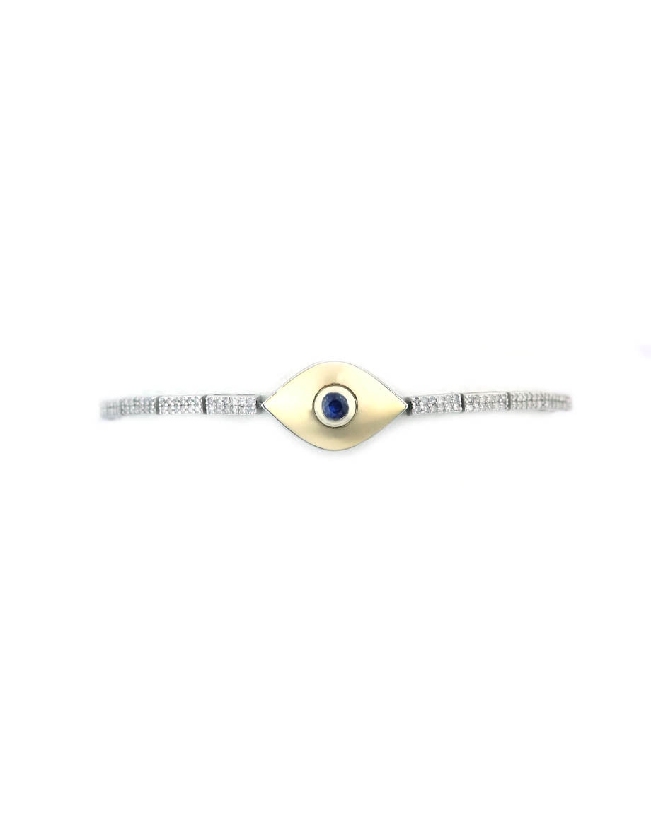 Classic Cosmic Eye Diamond Tennis Bracelet